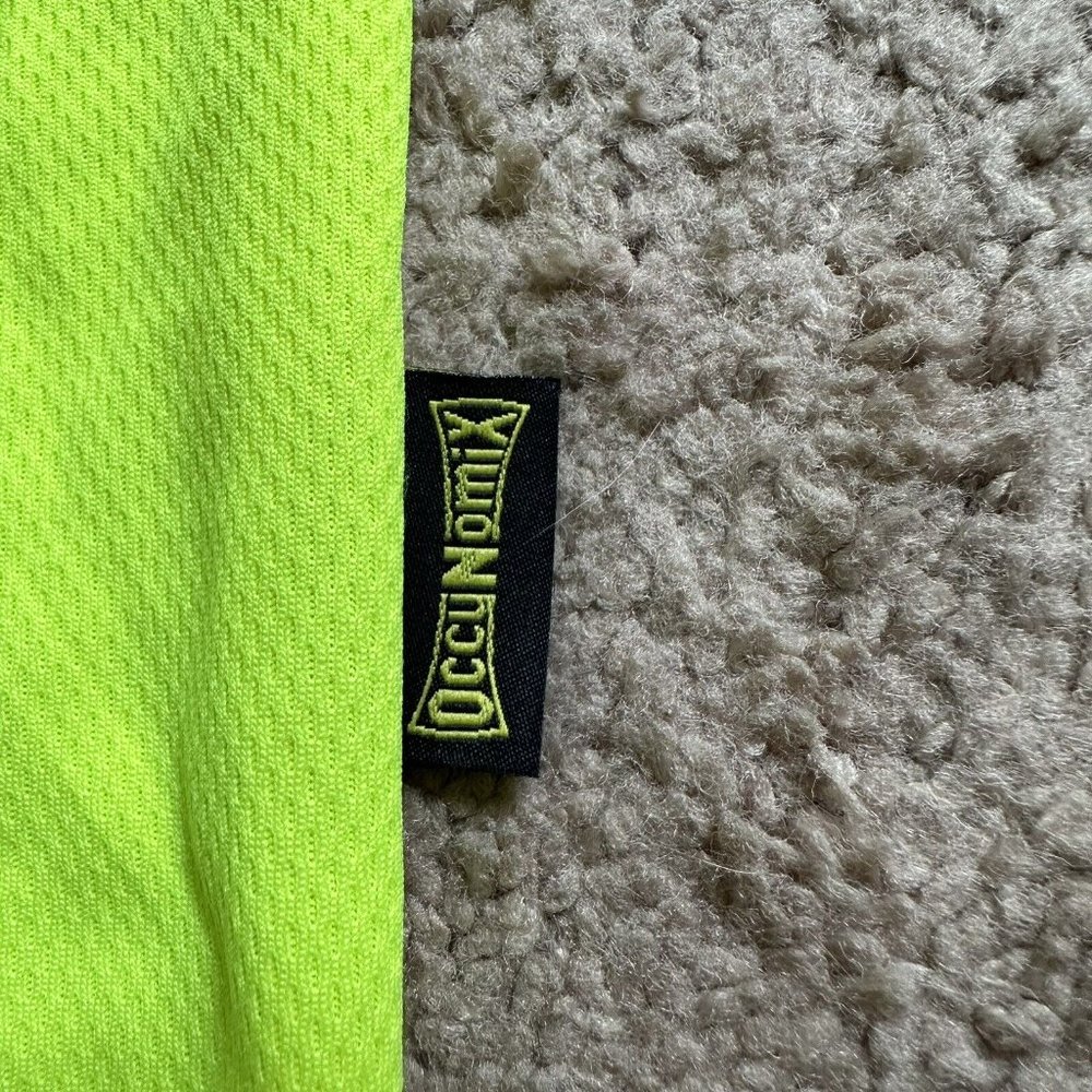 OccuNomix Shirt Mens 2X Yellow LUX-SSETP2B Class 2 Hi Visibility Short Sleeve - Picture 11 of 13